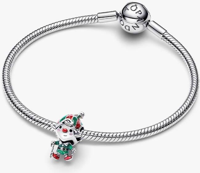 Pandora Beweglicher Weihnachtswichtel 794294C01 Charm Anhänger Pandora Beweglicher Weihnachtswichtel 794294C01 Charm Anhänger