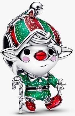 Pandora Beweglicher Weihnachtswichtel 794294C01 Charm Anhänger Pandora Beweglicher Weihnachtswichtel 794294C01 Charm Anhänger