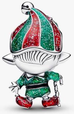 Pandora Beweglicher Weihnachtswichtel 794294C01 Charm Anhänger Pandora Beweglicher Weihnachtswichtel 794294C01 Charm Anhänger