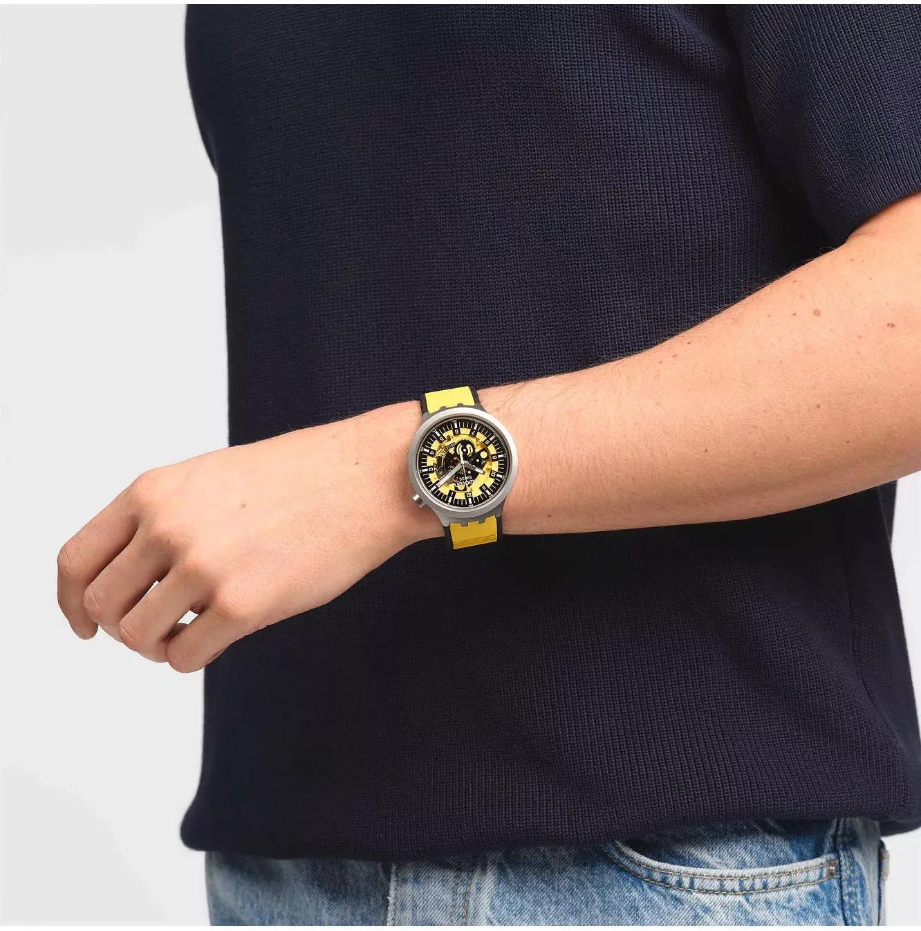 Swatch Big Bold Irony Bolden Yellow SB07S109 Orologio da polso uomo Swatch Big Bold Irony Bolden Yellow SB07S109 Orologio da polso uomo