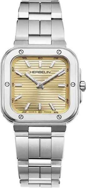 Michel Herbelin Cap Camarat Square Dame 17546B13 Reloj de Pulsera para mujeres Con pulsera adicional