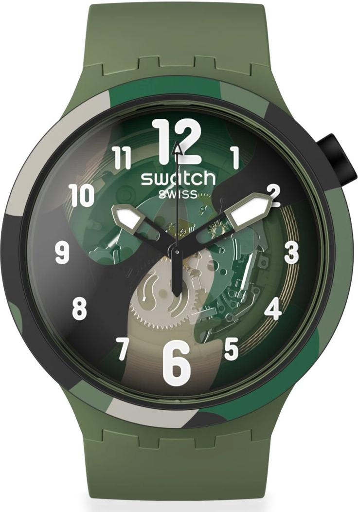 Swatch LOOK RIGHT THRU GREEN PAY! SB05G108-5300 Mens Wristwatch Swatch LOOK RIGHT THRU GREEN PAY! SB05G108-5300 Mens Wristwatch