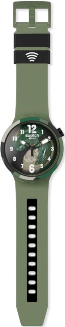 Swatch LOOK RIGHT THRU GREEN PAY! SB05G108-5300 Mens Wristwatch Swatch LOOK RIGHT THRU GREEN PAY! SB05G108-5300 Mens Wristwatch