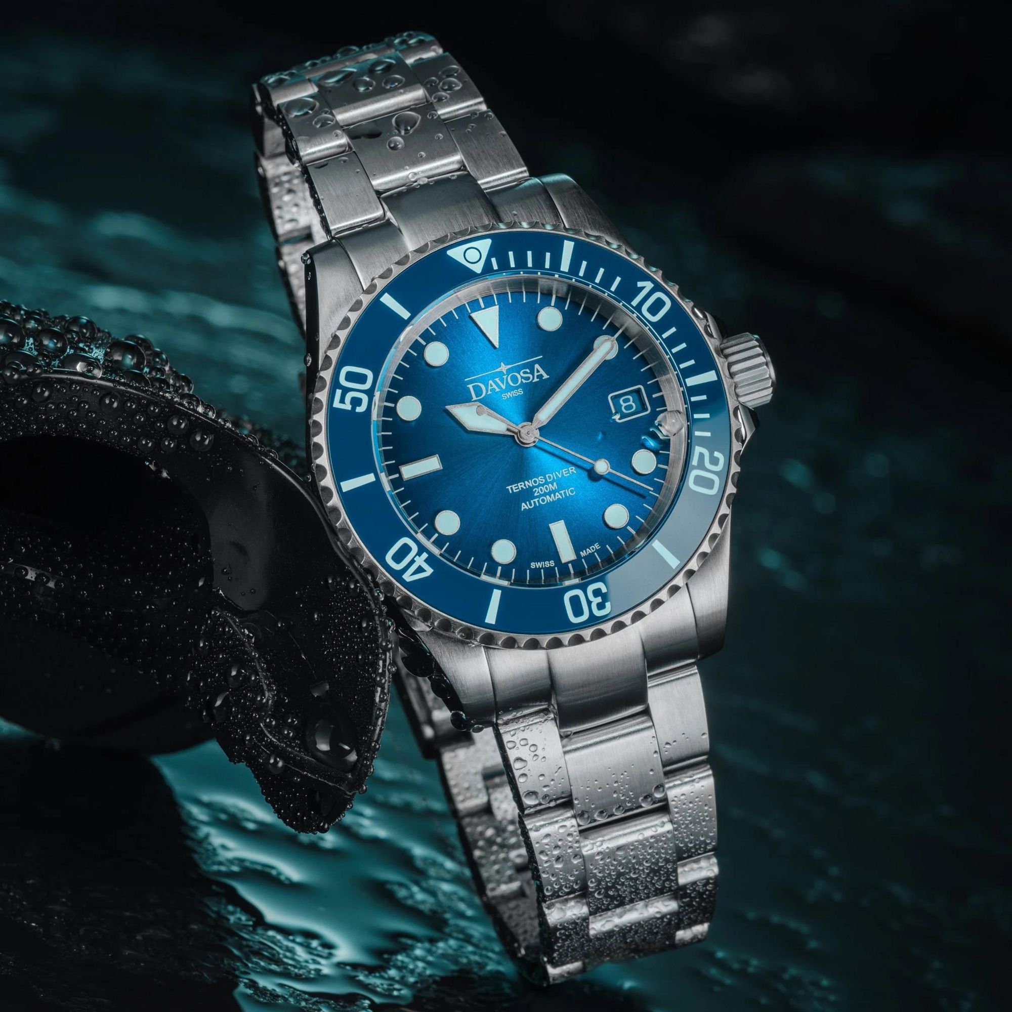 Davosa TERNOS DIVER BLUE LAGOON (x/200) 161.554.40 Orologio automatico uomo