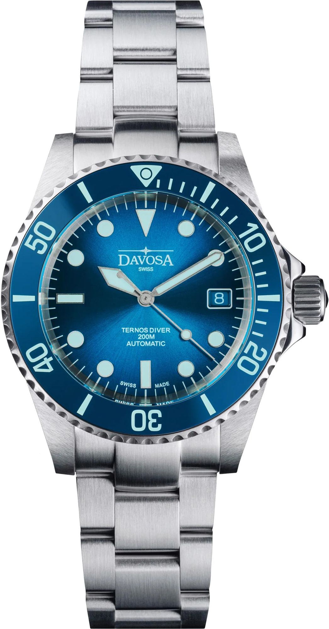 Davosa TERNOS DIVER BLUE LAGOON (x/200) 161.554.40 Orologio automatico uomo