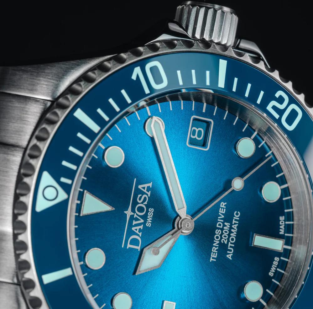 Davosa TERNOS DIVER BLUE LAGOON (x/200) 161.554.40 Orologio automatico uomo