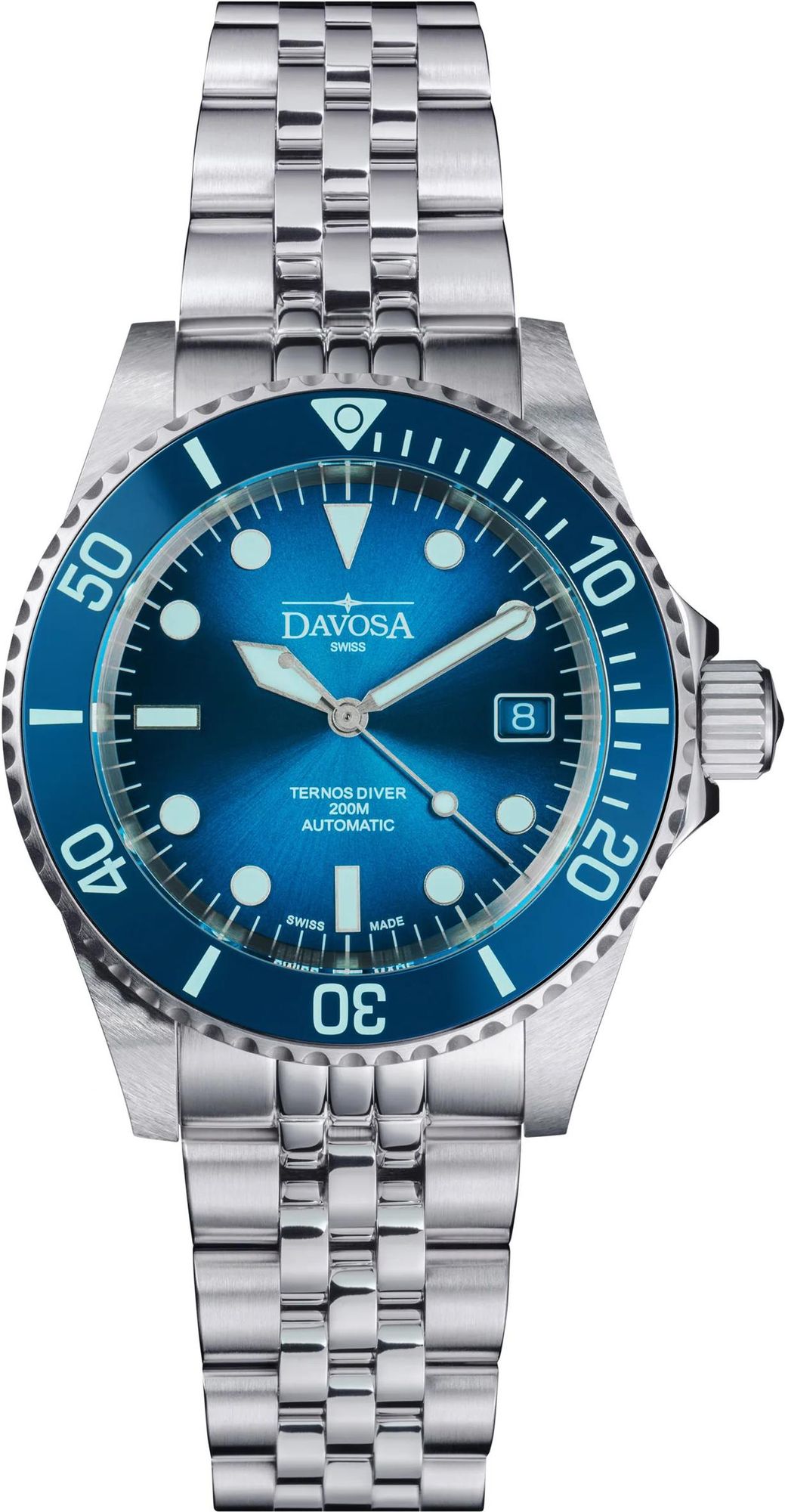 Davosa TERNOS DIVER BLUE LAGOON (x/200) 16155404 Orologio automatico uomo