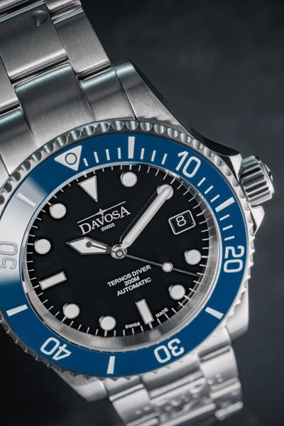 Davosa TERNOS DIVER 16155040 Montre Automatique pour hommes Montre Plongée Davosa TERNOS DIVER 16155040 Montre Automatique pour hommes Montre Plongée