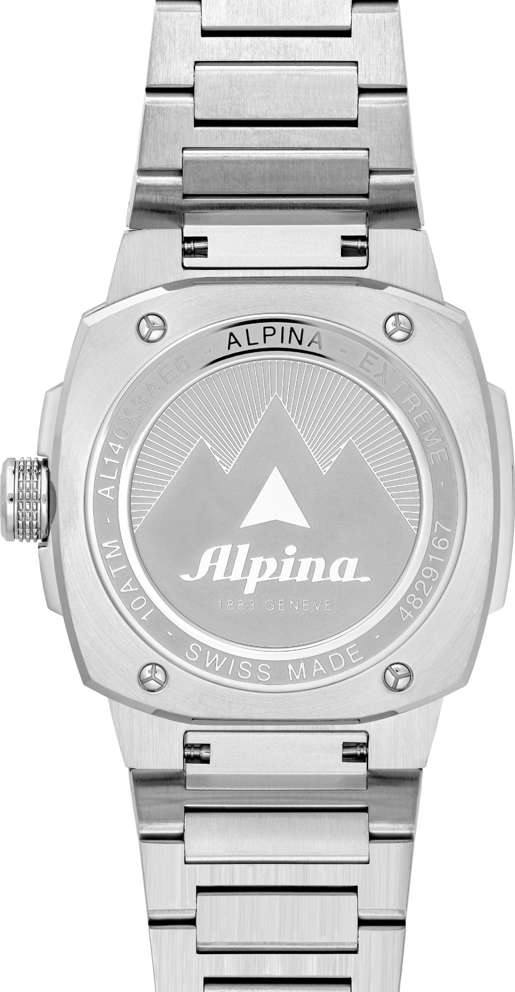 Alpina Geneve Alpiner Extreme Solarmetre AL-140BRG3AE6B Reloj unisex Alimentación Solar