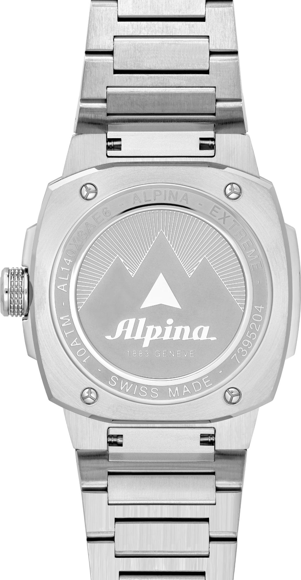 Alpina Geneve Alpiner Extreme Solarmetre AL-140LGR3AE6B Reloj unisex Alimentación Solar Alpina Geneve Alpiner Extreme Solarmetre AL-140LGR3AE6B Reloj unisex Alimentación Solar