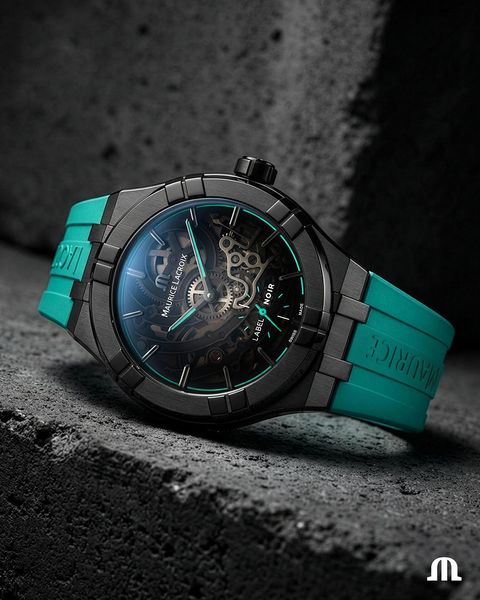 Maurice Lacroix AIKON AUTOMATIC LABEL NOIR (x/100) AI6028-DLB0B-030-H Reloj Automático para hombres Edición Muy Limitada Maurice Lacroix AIKON AUTOMATIC LABEL NOIR (x/100) AI6028-DLB0B-030-H Reloj Automático para hombres Edición Muy Limitada