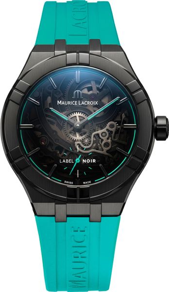 Maurice Lacroix AIKON AUTOMATIC LABEL NOIR (x/100) AI6028-DLB0B-030-H Reloj Automático para hombres Edición Muy Limitada Maurice Lacroix AIKON AUTOMATIC LABEL NOIR (x/100) AI6028-DLB0B-030-H Reloj Automático para hombres Edición Muy Limitada