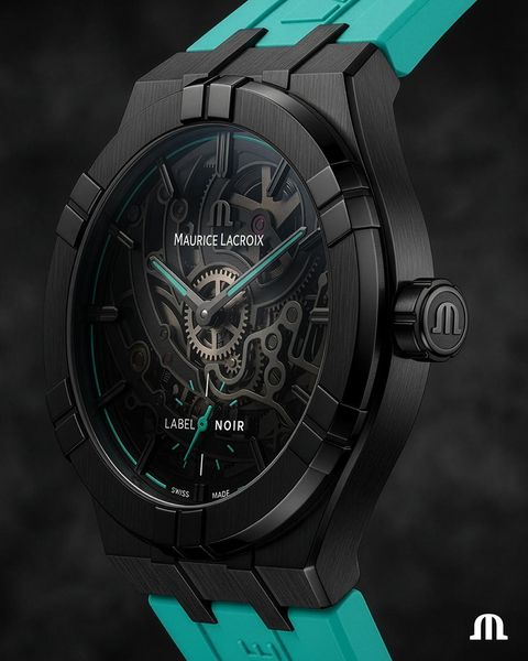 Maurice Lacroix AIKON AUTOMATIC LABEL NOIR (x/100) AI6028-DLB0B-030-H Reloj Automático para hombres Edición Muy Limitada Maurice Lacroix AIKON AUTOMATIC LABEL NOIR (x/100) AI6028-DLB0B-030-H Reloj Automático para hombres Edición Muy Limitada