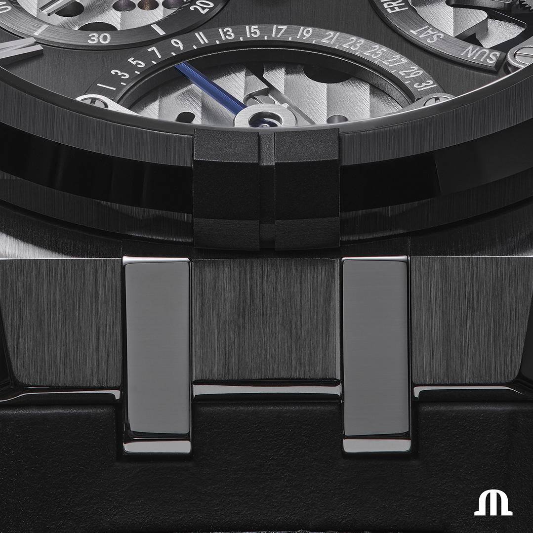 Maurice Lacroix AIKONIC MASTER TRIPLE RETROGRADE AC6068-SSL20-230-2 Cronografo automatico uomo Quadrante a vista