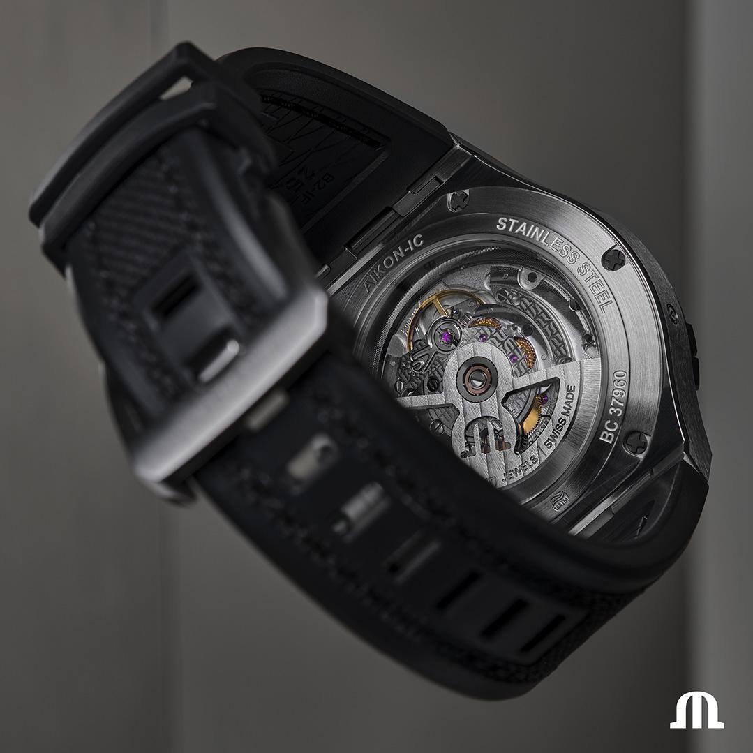 Maurice Lacroix AIKONIC MASTER TRIPLE RETROGRADE AC6068-SSL20-230-2 Cronografo automatico uomo Quadrante a vista