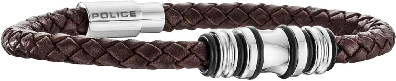 Police Jewelry TRUCKER PJ.25488BLC/02-A Unisex Armband Police Jewelry TRUCKER PJ.25488BLC/02-A Unisex Armband