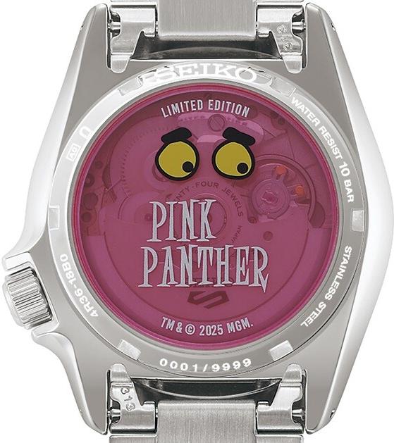 Seiko 5 Seiko 5 x Pink Panther Limited Edition SRPM07K1 Reloj automático Edición Muy Limitada Seiko 5 Seiko 5 x Pink Panther Limited Edition SRPM07K1 Reloj automático Edición Muy Limitada