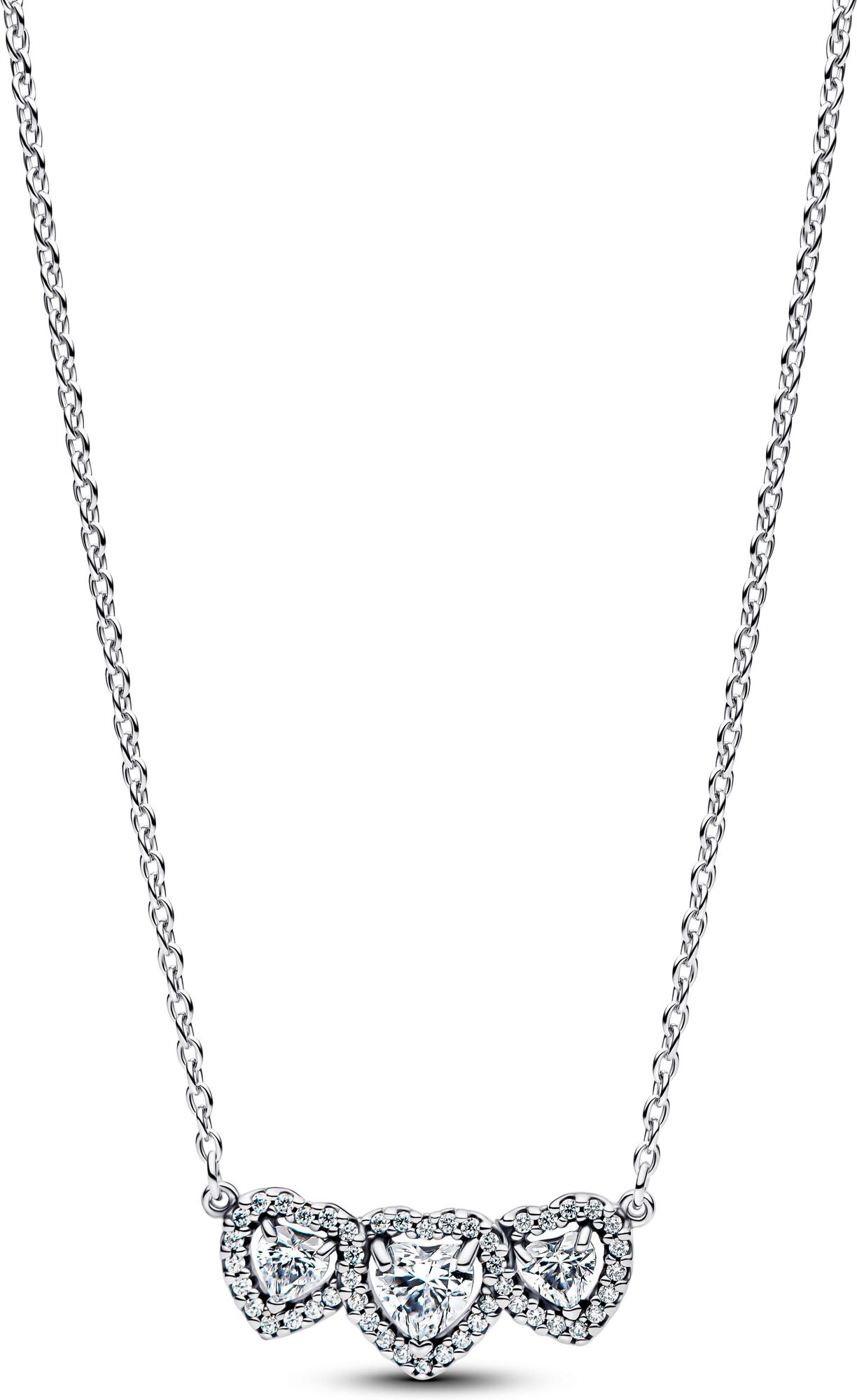 Pandora Triple heart 394412C01 womans necklace Pandora Triple heart 394412C01 womans necklace