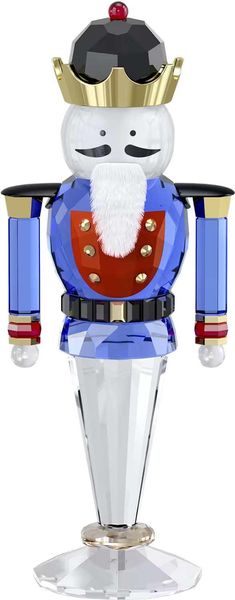 Swarovski Holiday Cheers Nussknacker, blau 5680177 decoratie
