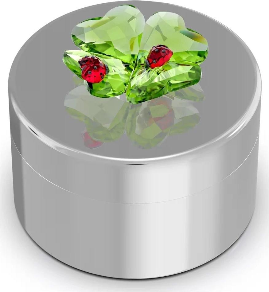 Swarovski Idyllia Gl�cksklee und Marienk�fer Dekorative Box 5692961 decoración