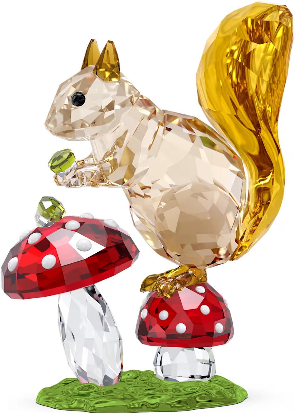 Swarovski Idyllia Eichh�rnchen und Pilze 5684343 decoración