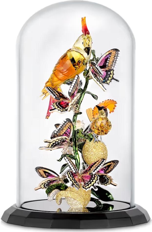 Swarovski Idyllia V�gel und Schmetterlinge Glasglocke 5652388 décoration Édition Très Limitée