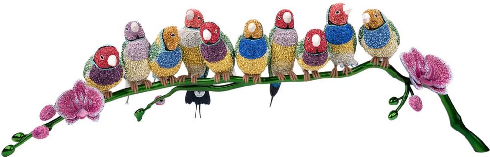 Swarovski Crystal Myriad Gouldamadinen 5677659 decoratie
