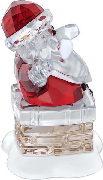 Swarovski Holiday Cheers Weihnachtsmann und Schornstein 5701507 decoratie Swarovski Holiday Cheers Weihnachtsmann und Schornstein 5701507 decoratie