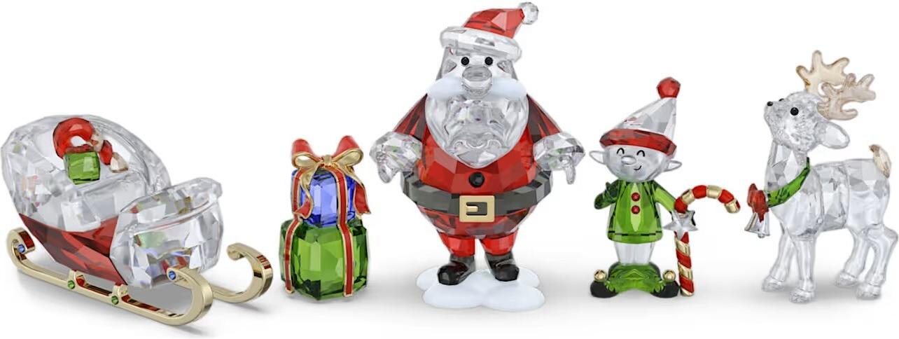 Swarovski Holiday Cheers Weihnachtsmann Story Set 5713797 decoratie