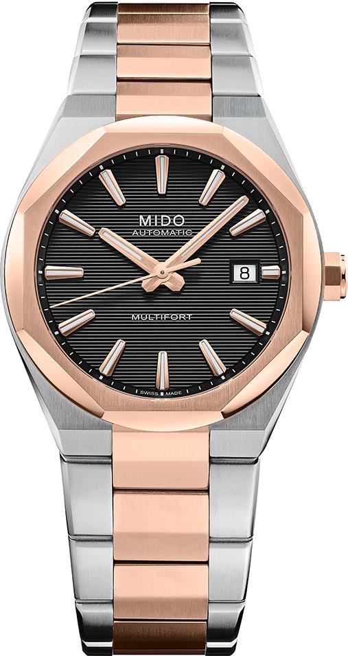 Mido Multifort 8 One Crown M0555072205100 Unisex horloge Mido Multifort 8 One Crown M0555072205100 Unisex horloge