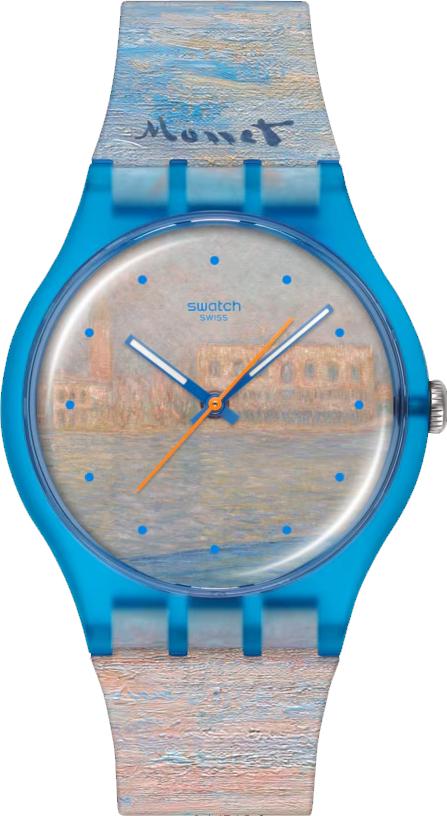 Swatch MONET'S PALAZZO DUCALE PAY! SO29Z153-6000 Unisex horloge