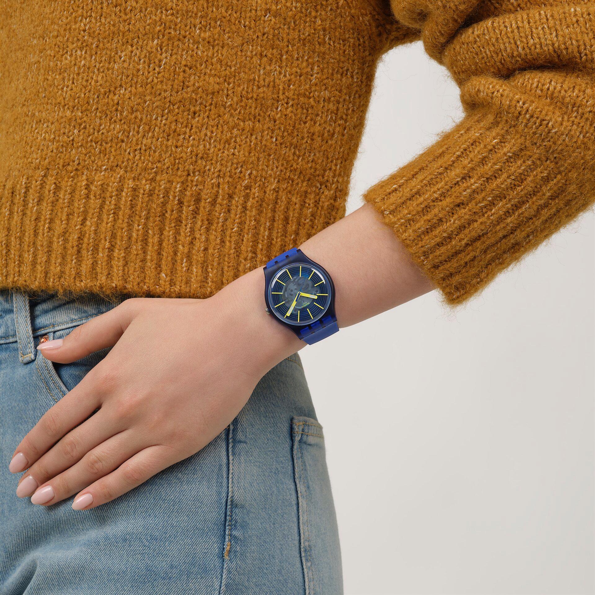 Swatch REVEALED IN THE DEPTHS SO29I100 Orologio unisex