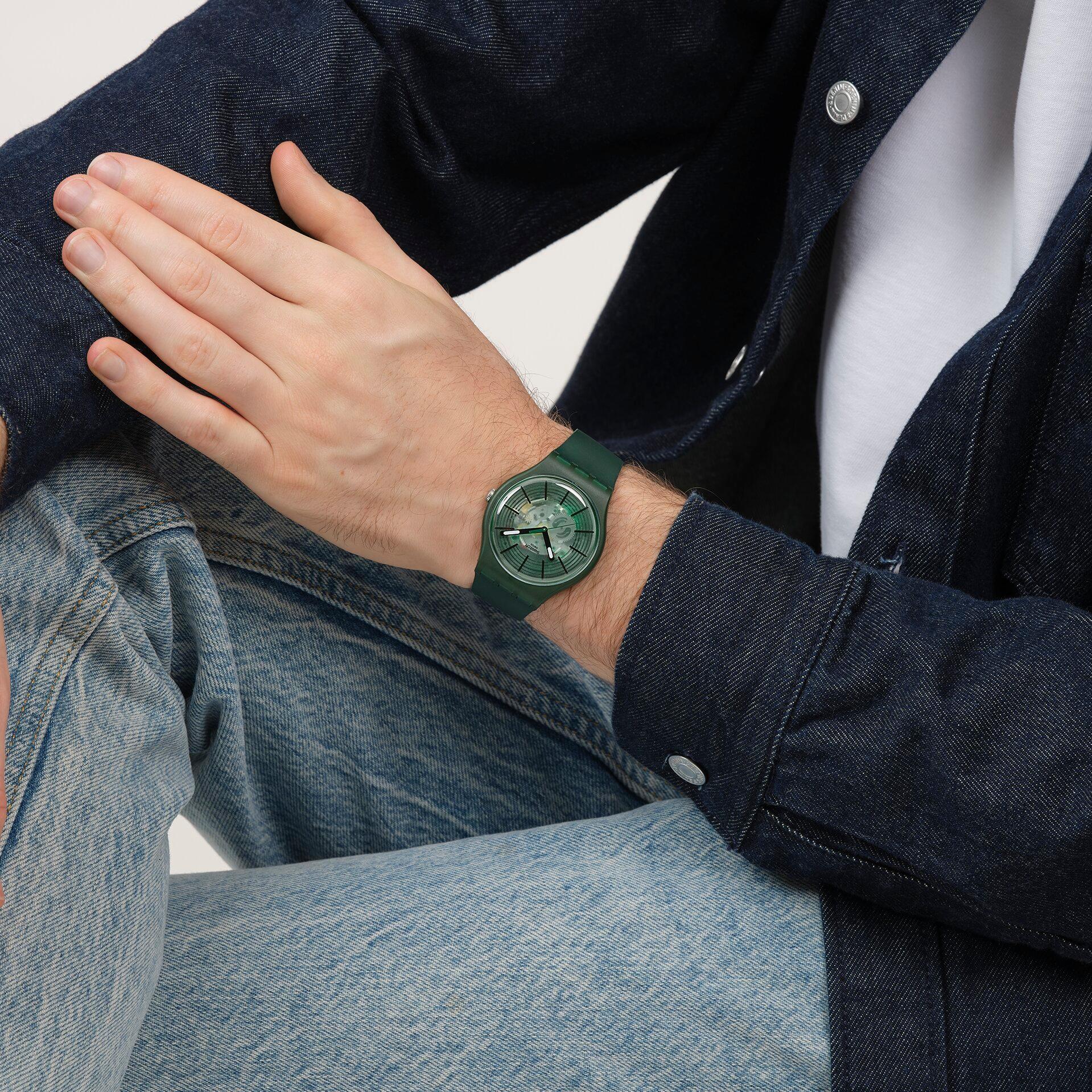 Swatch REVEALED IN THE FOREST SO29G111 Unisex horloge