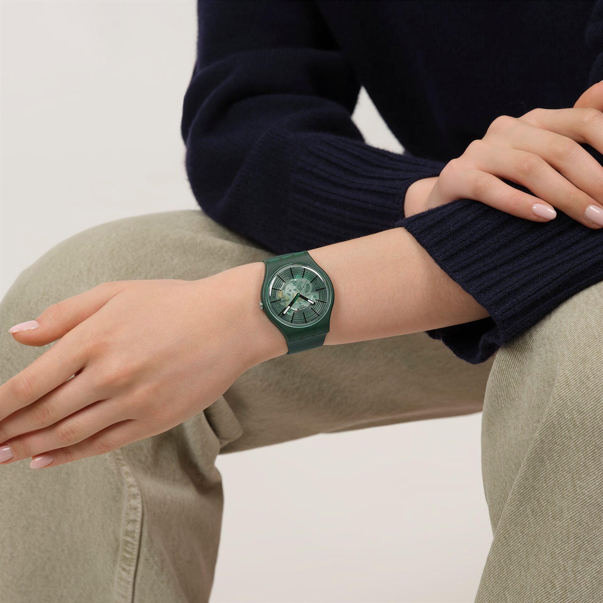Swatch REVEALED IN THE FOREST SO29G111 Unisex horloge