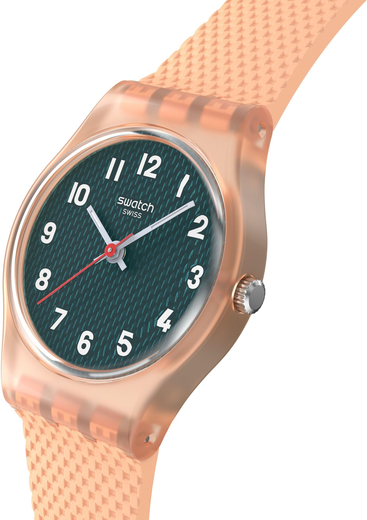 Swatch PEACHY WEAVE LO117 Orologio da polso donna