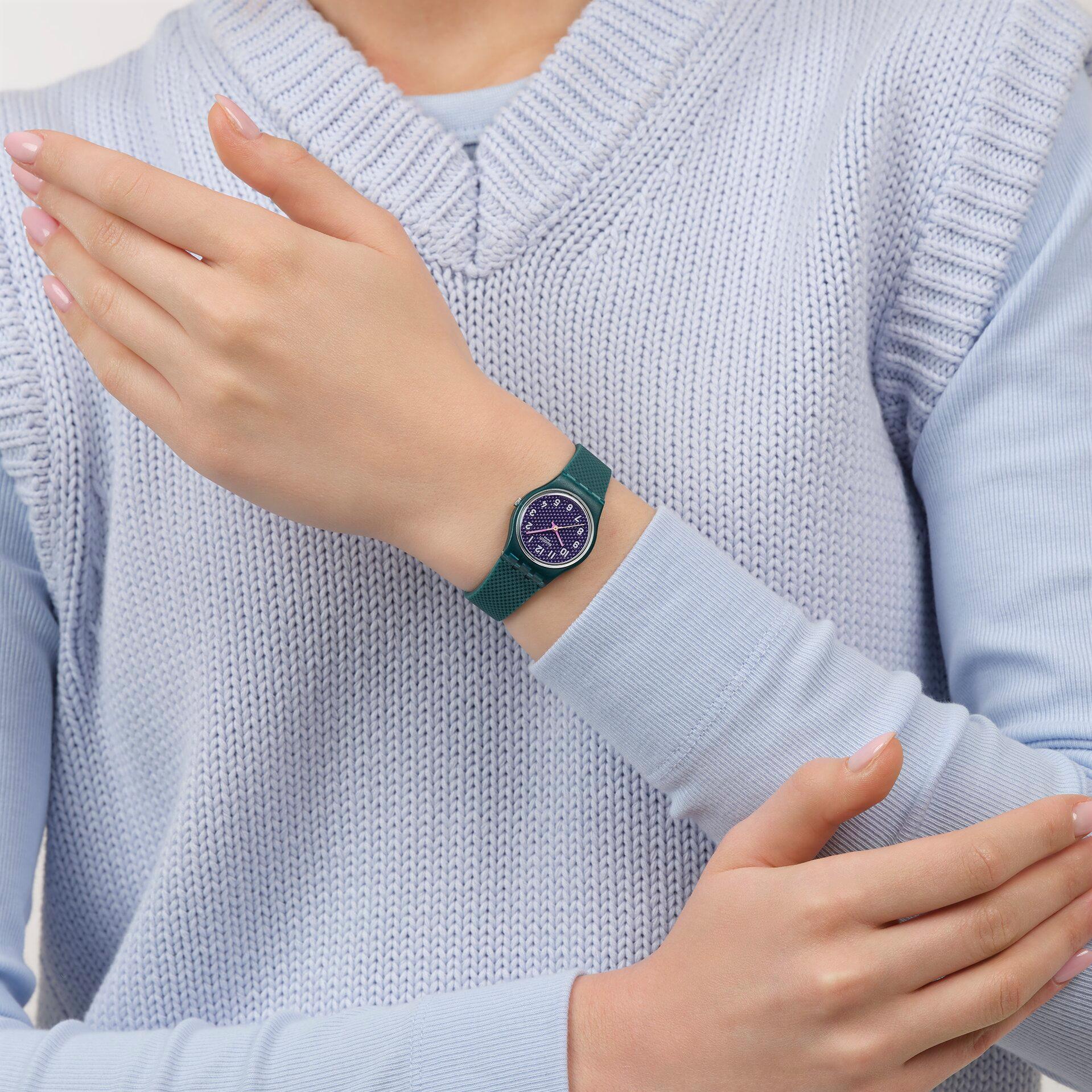 Swatch TEAL WEAVE LL127 Reloj de Pulsera para mujeres