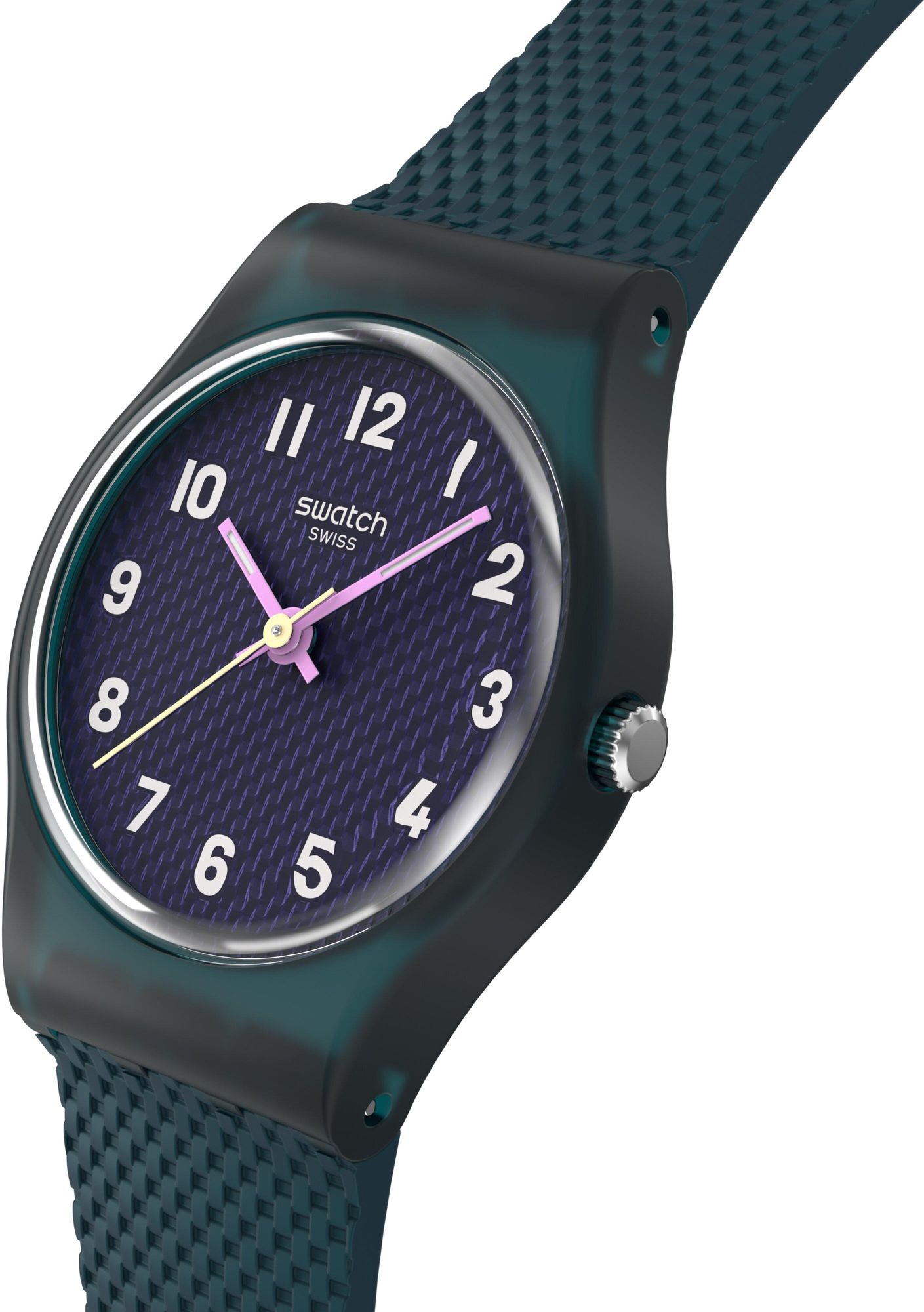 Swatch TEAL WEAVE LL127 Reloj de Pulsera para mujeres