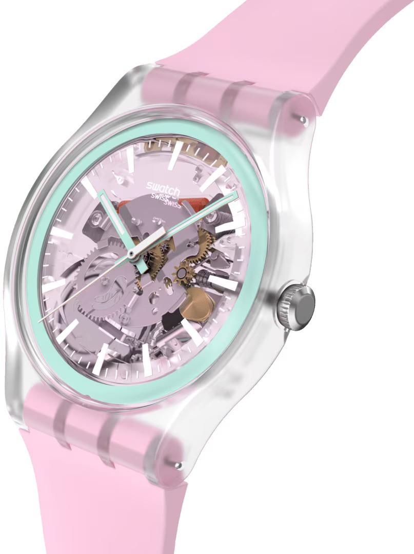 Swatch PERFECTLY PINK PAY! SO29K121-6000 Unisex horloge