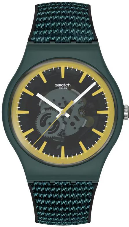 Swatch PERFECTLY GREEN PAY! SO29G112-6000 Unisex horloge