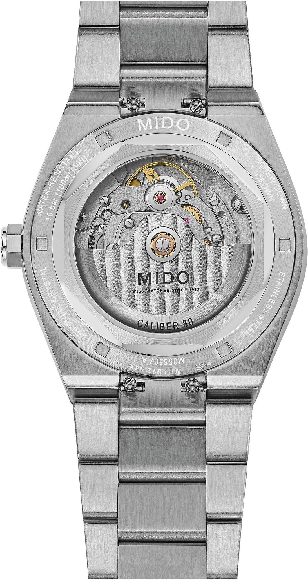 Mido Multifort 8 One Crown M0555071105100 Orologio automatico Riserva de marcia de 80 ore