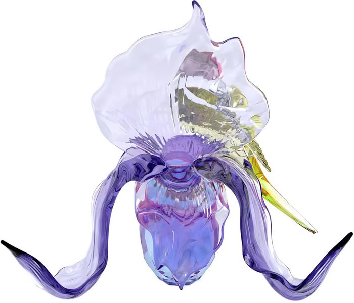 Swarovski Idyllia Gouldamadine und Orchidee 5675211 decoratie Swarovski Idyllia Gouldamadine und Orchidee 5675211 decoratie