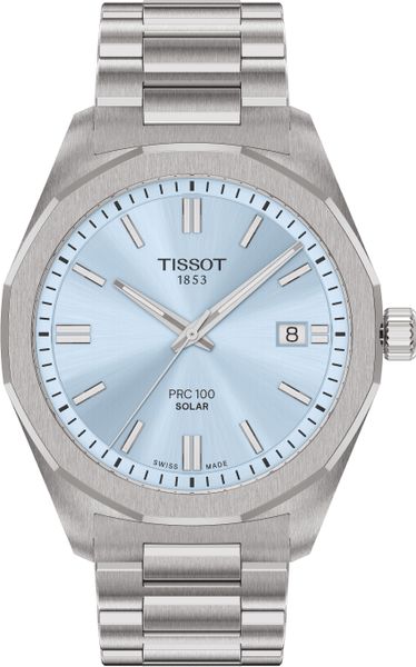 Tissot PRC 100 Solar T151.422.11.351.00 Montre-Bracelet pour hommes Alimentation Solaire