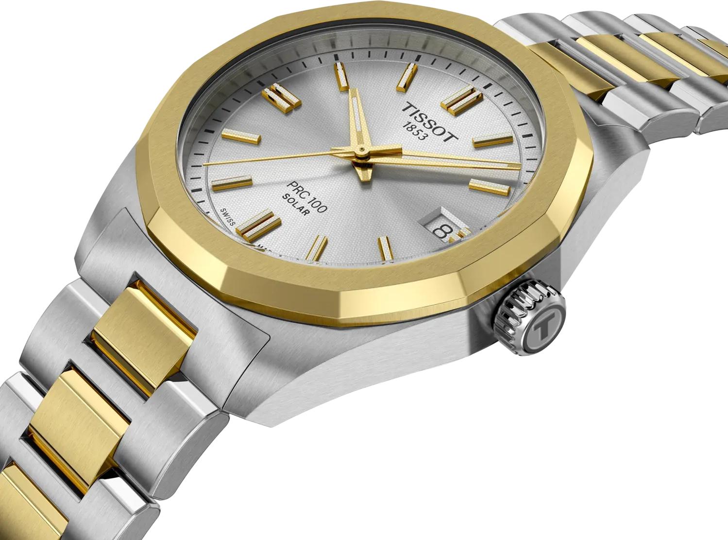 Tissot PRC 100 Solar T151.422.22.031.00 Reloj de Pulsera para hombres Alimentación Solar Tissot PRC 100 Solar T151.422.22.031.00 Reloj de Pulsera para hombres Alimentación Solar