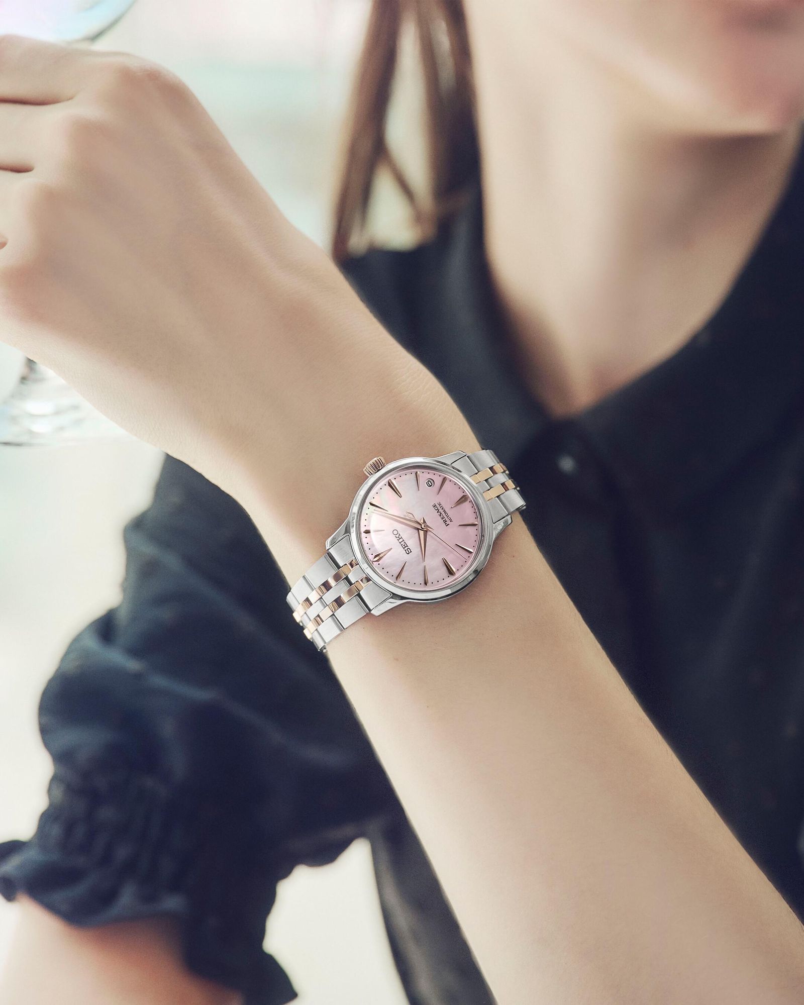 Seiko Presage Automatic Cocktail SRPM06J1 Automatisch horloge voor dames