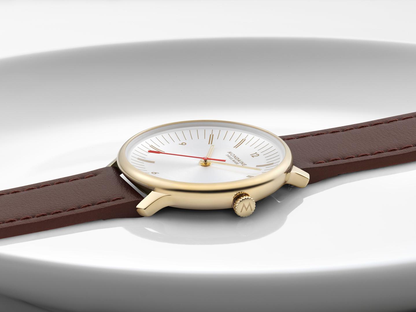 Mondaine Doppio MLE.33110.LGV Orologio da polso donna