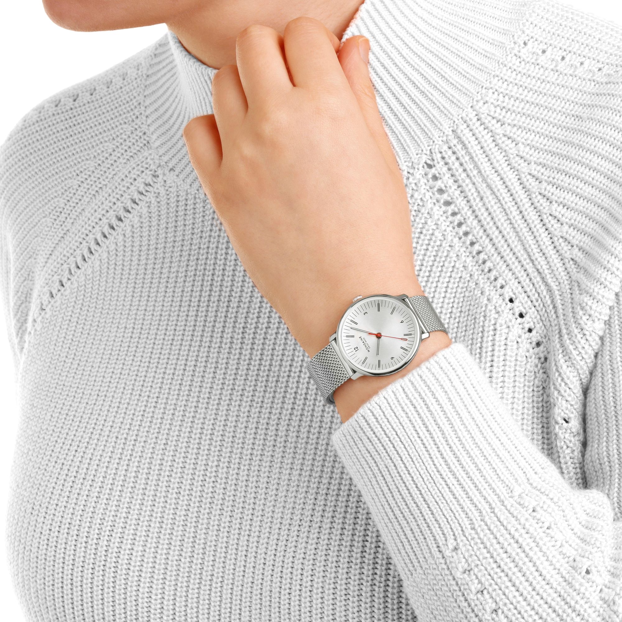 Mondaine Doppio MLE.33110.SM Dames armbandhorloge Mondaine Doppio MLE.33110.SM Dames armbandhorloge