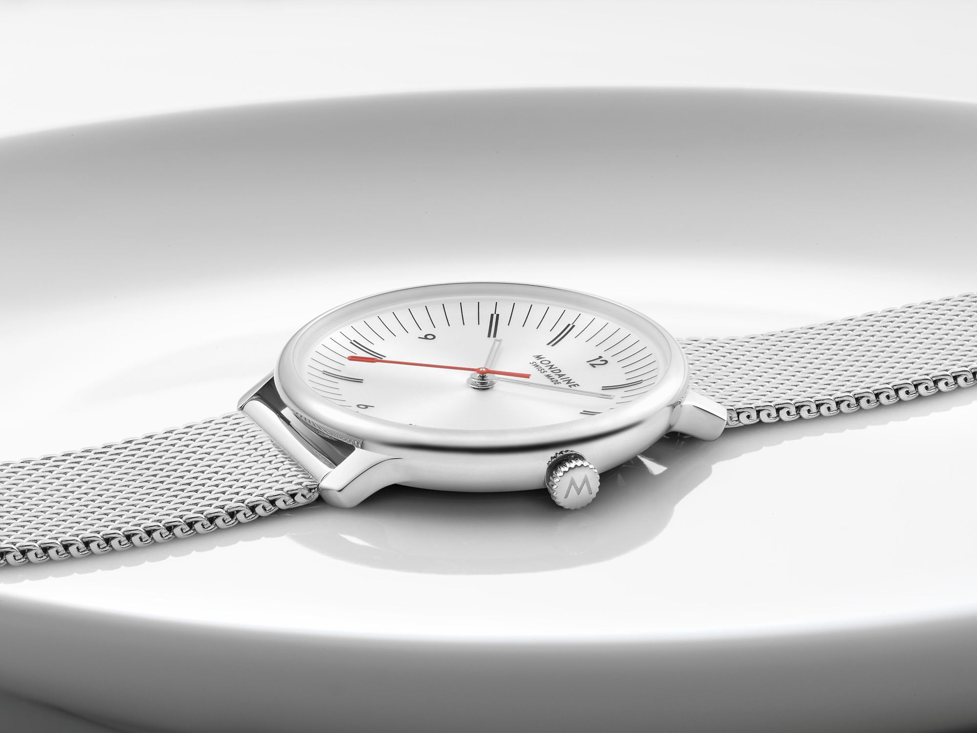 Mondaine Doppio MLE.33110.SM Dames armbandhorloge Mondaine Doppio MLE.33110.SM Dames armbandhorloge