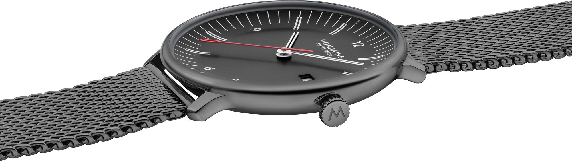 Mondaine Doppio MLE.41220.SM Orologio da polso uomo Mondaine Doppio MLE.41220.SM Orologio da polso uomo