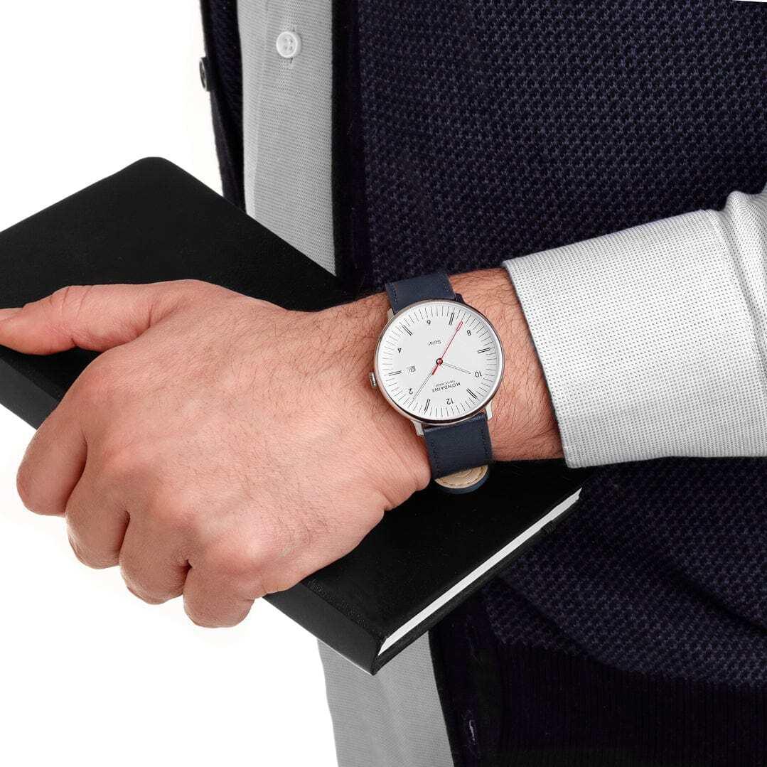 Mondaine Doppio MLE.41910.LDV Orologio da polso uomo