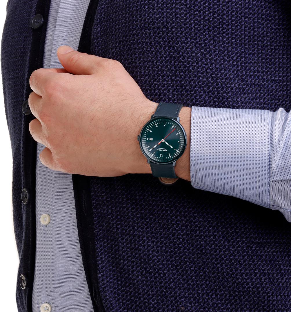 Mondaine Doppio MLE.41240.LDV Reloj de Pulsera para hombres